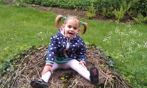 BB out of spica: 2 years old